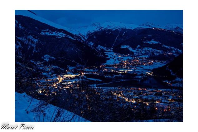 Bourg Saint Maurice vers vulmix en hiver