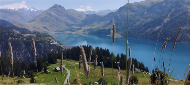 lac de roselend depuis le col - Perroud - Agate