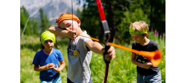 Stand de tir à l'arc_Megève - Mon aventure en montagne esf