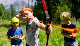 Stand de tir à l'arc_Megève - Mon aventure en montagne esf