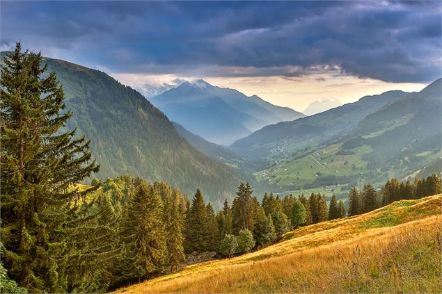 La vallée d'Hauteluce depuis le col du Joly - A. Späni