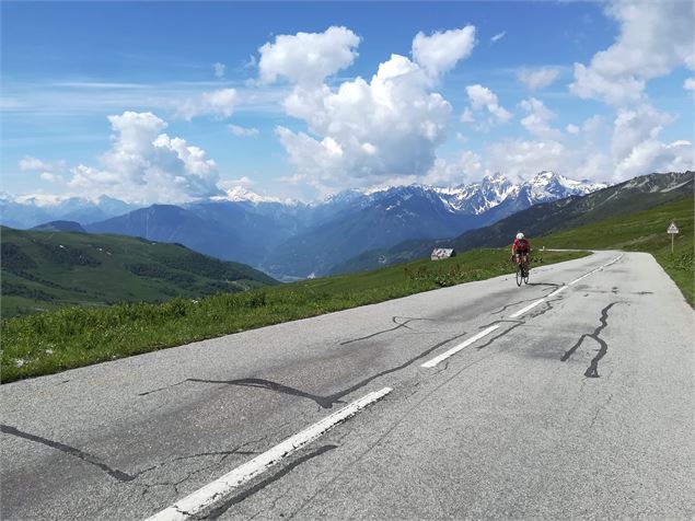 Montée cyclo du Col de la Madeleine versant Maurienne - Alice Lauga - Agate