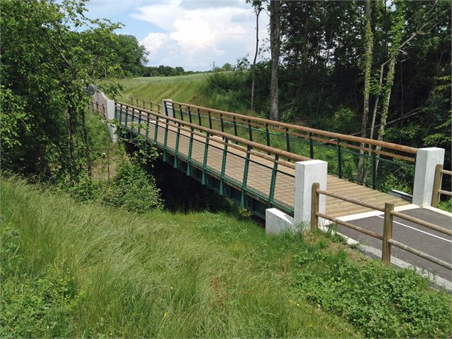 ViaRhôna passerelle Vulbens - CLecuroux