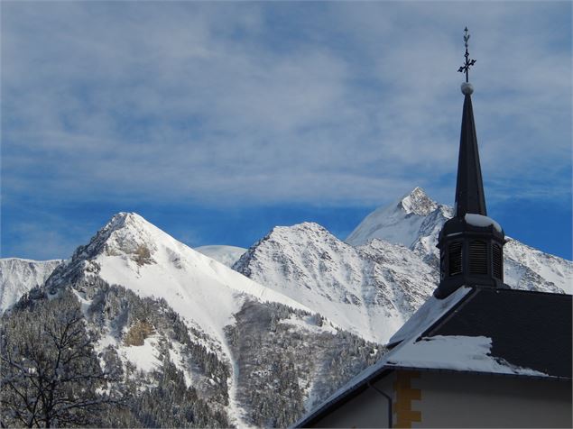 Eglise Saint Nicolas de Véroce - photo sous licence Creative Commons https://creativecommons.org/lic