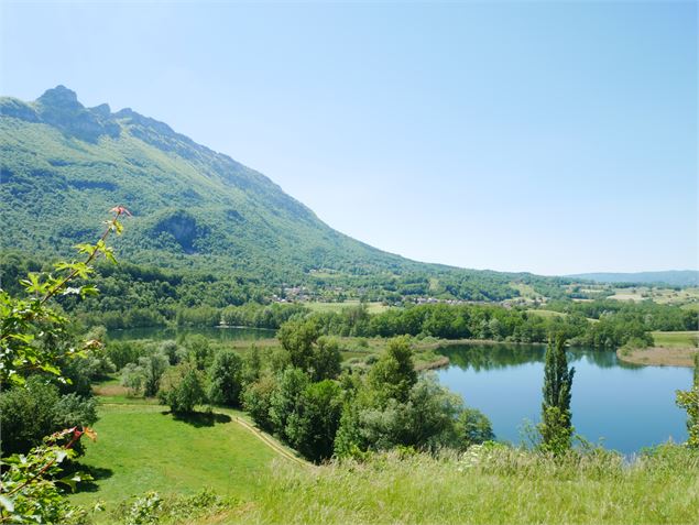 Vue panoramique sur les lacs de Chevelu - OT de Yenne