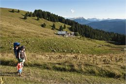 Randonneurs sur le Balcon du Semnoz - SavoieMontBlanc-Martelet