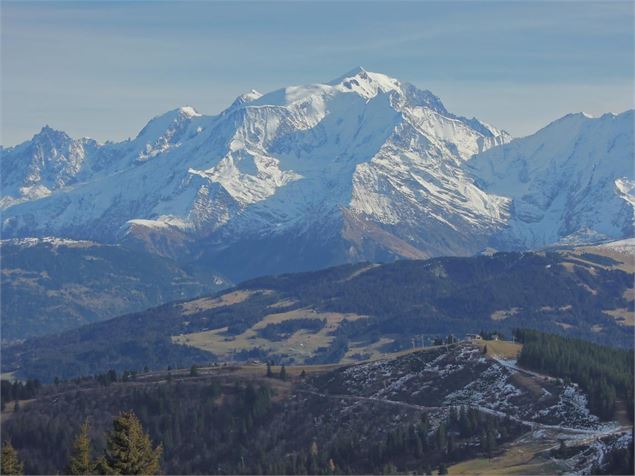 Vue depuis le petit Croisse Baulet - Ot Combloux/Sonia