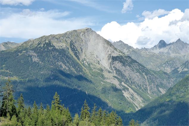 Vue depuis le versant de Ste Foy