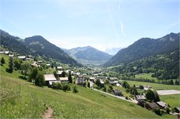 Vue sur le village de La Chapelle d'Abondance - S.Maxit