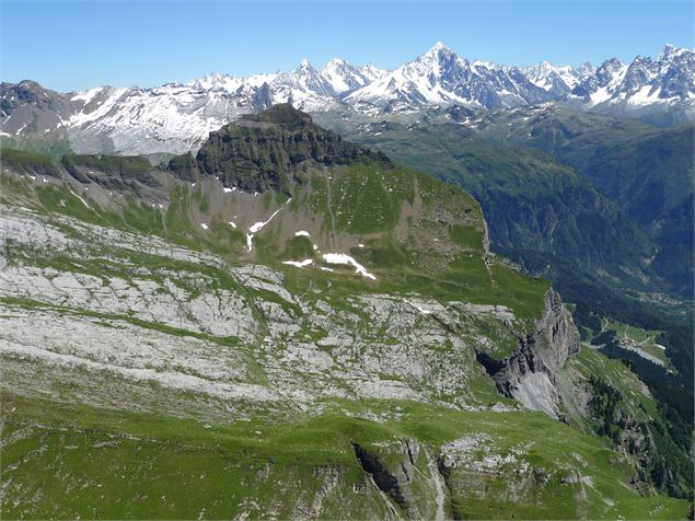 Vue Mont-Blanc depuis Désert de Platé - OT Passy