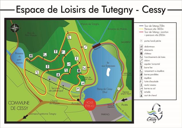 Parcours de l'Etang de Cessy - Mairie de Cessy