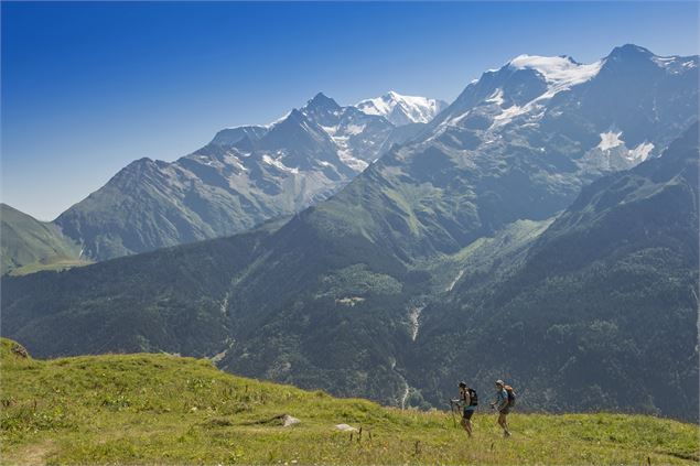 En direction du Mont-Joly - Gilles Lansard / Les Contamines Tourisme