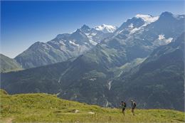 En direction du Mont-Joly - Gilles Lansard / Les Contamines Tourisme