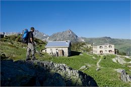 L'arrivée au refuge de Tré la Tête - Gilles Lansard / Les Contamines Tourisme