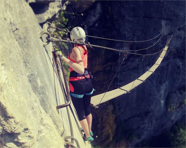 Via Ferrata du Mont - Charline Dawant