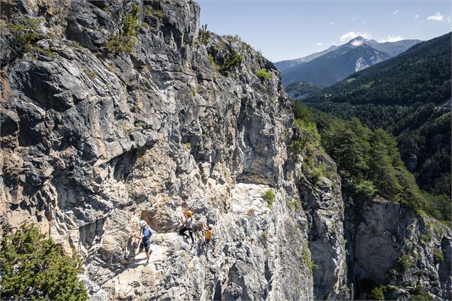 Via ferrata du Diable Descente aux enfers et montée au purgatoire à Aussois - Auvergne Rhone Alpes T