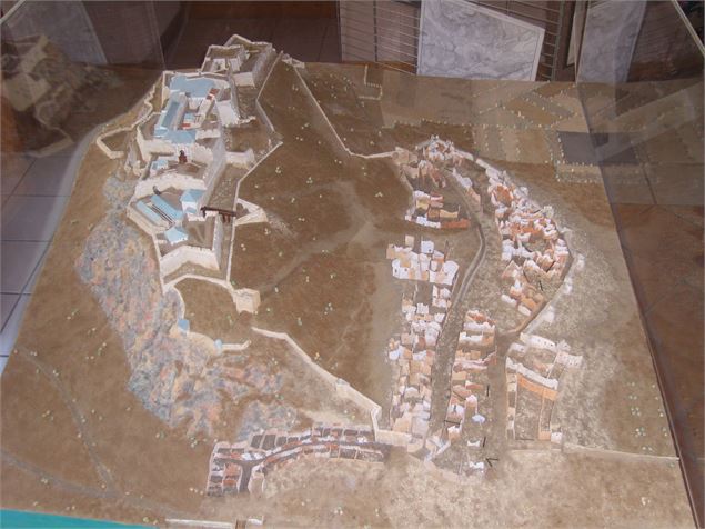 Copie du Plan-Relief de l'ancienne citadelle de Montmélian - service Patrimoine - Ville de Montmélia