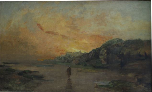 Coucher de soleil à Saint-Valéry-sur-Somme - Musée Chintreuil