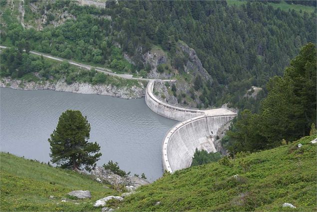 Lac de barrage de Plan d'Aval au-dessus d'Aussois - MO. Patrick Lesieur - OT AUSSOIS