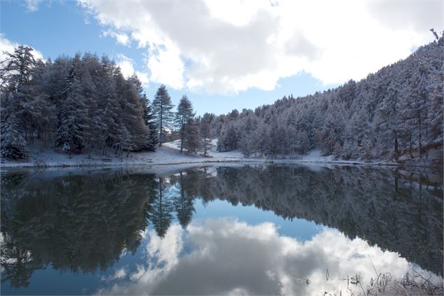 Les Karellis Lac Pramol en Hiver - Laurie Tetron