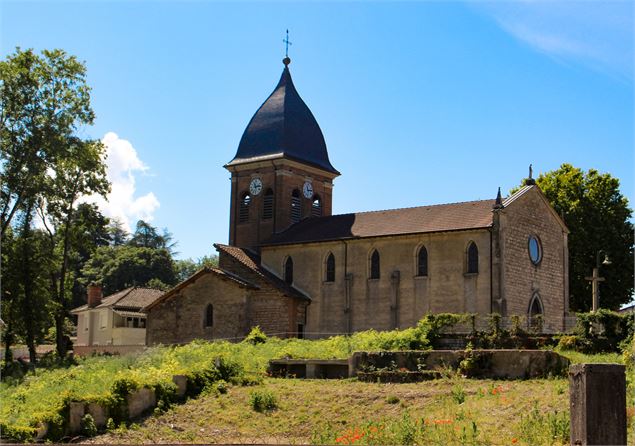 Vue extérieur église Saint-Jean de Niost - Marilou Perino