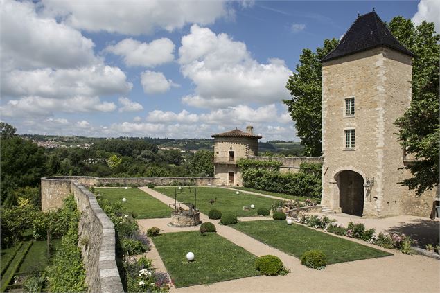 vue sur parc et jardin - Mme Goureau