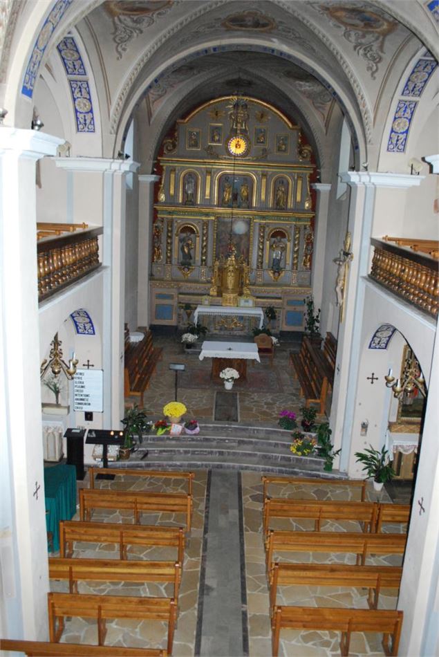 intérieur de l'Eglise d'Arêches - otab