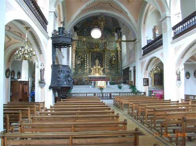 Intérieur Eglise de Beaufort - otab