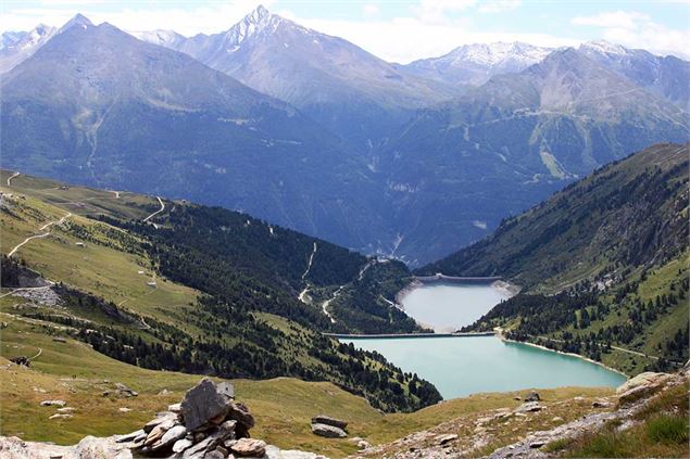 Plan d'Aval et Plan d'Amont, lacs de barrages à Aussois - Thierry Kuta - OT AUSSOIS