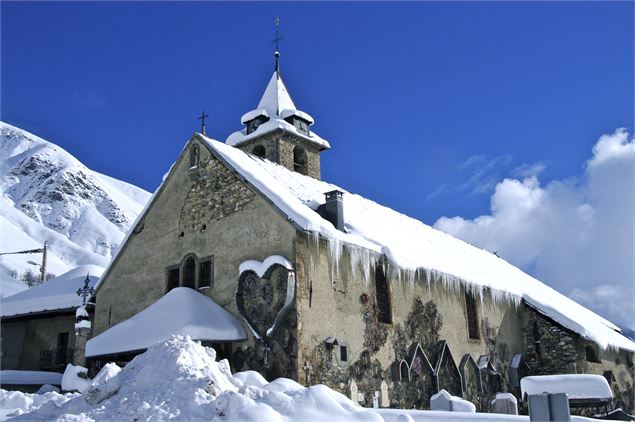 Eglise hiver - Eric Axelrad