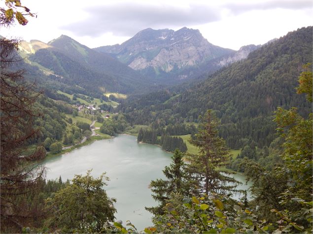 Vue depuis le panorama sur le Roc d'enfer - OT Alpes du Léman