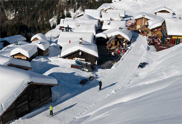 Les Lindarets en hiver - Yvan Tisseyre/OT Vallée d'Aulps