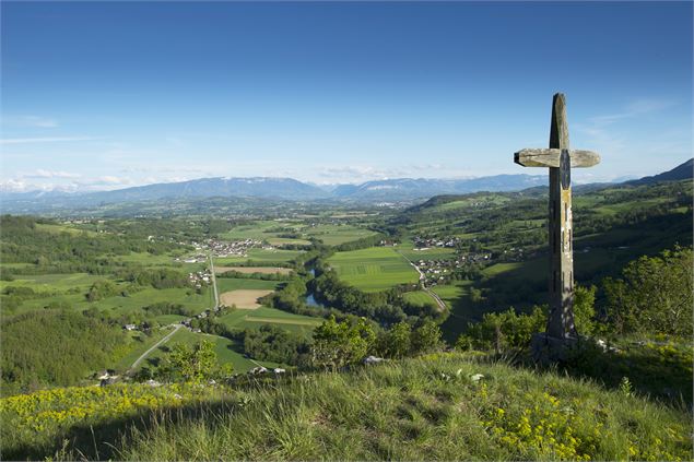 Vue depuis la Croix de Chavanne, Val-de-Fier - Gilles Lansard