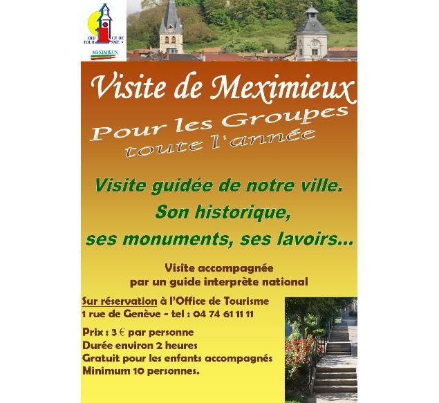 affiche visites groupes400