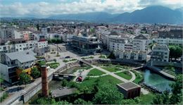 Vue de drone du quartier Chorus - Jean favre