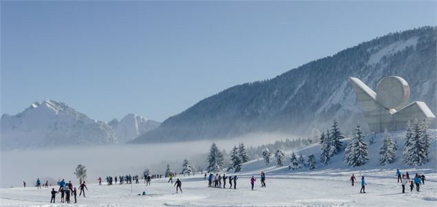 Monument Gilioli Hiver - DR/Faucigny Glières Tourisme