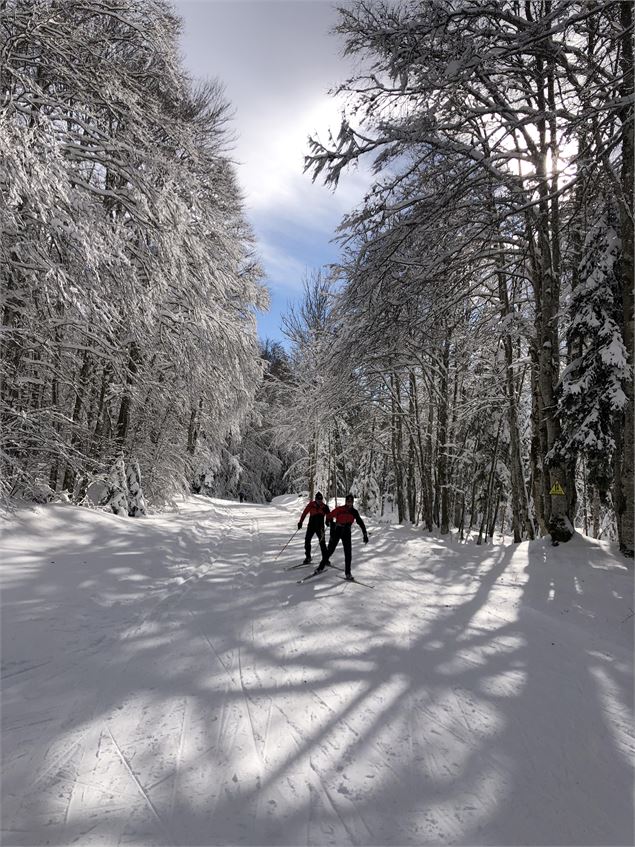 Ski nordique sur le Site de Lachat_Haut Valromey - M.Ballet