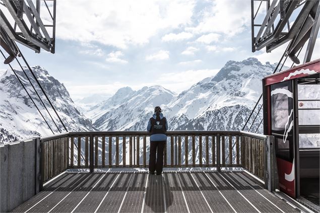 Panorama à l'arrivée du téléphérique - Guillaume Grasset - OT Pralognan-la-Vanoise