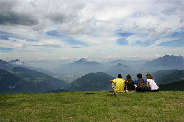 vue panoramique sur la vallée de l'Arve - Monica Dalmasso