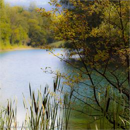 lac et cascade - atelier du cyclope