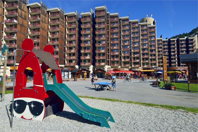 aire de jeux enfant de Plagne Bellecôte - Philippe Royer