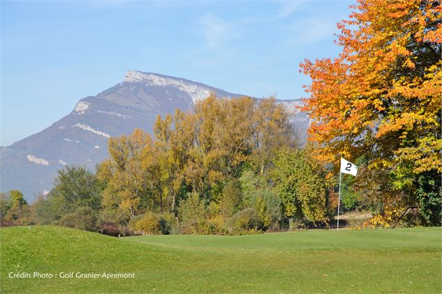 Gof du Granier vue trou n°2 - Golf du Granier Apremont