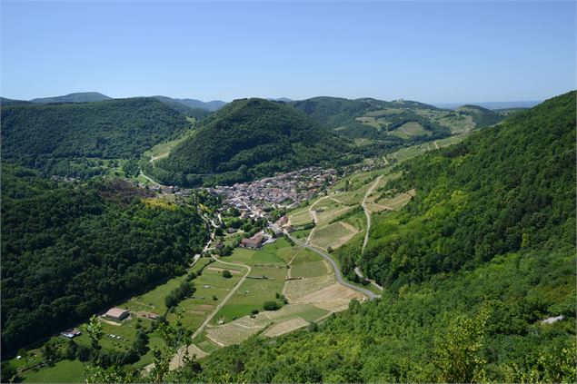 Panorama sur Cerdon depuis Saint-Alban - JF BASSET