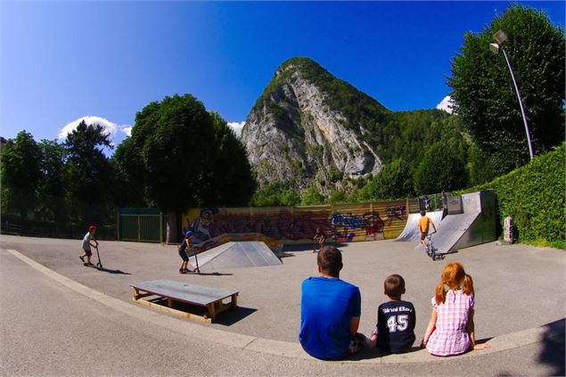 Vue d'ensemble du skate park - Gilles Piel