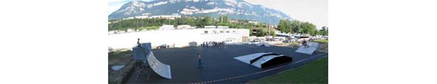 Modules du skate Parc - Ville d'Aix les Bains