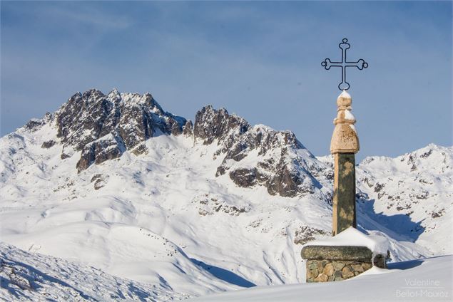 Col de la Croix de Fer en hiver - © Office de Tourisme de Saint-Sorlin-d'Arves