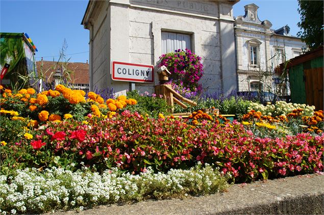 Village fleurie de Coligny - Route fleurie de la Haute Bresse