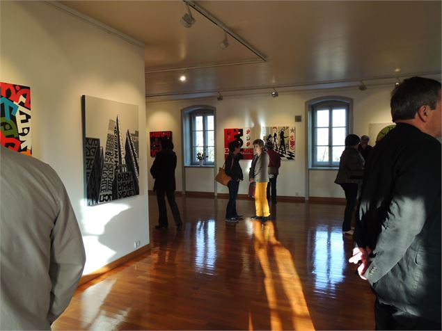 Exposition au 1er étage du château - Mairie de Gaillard