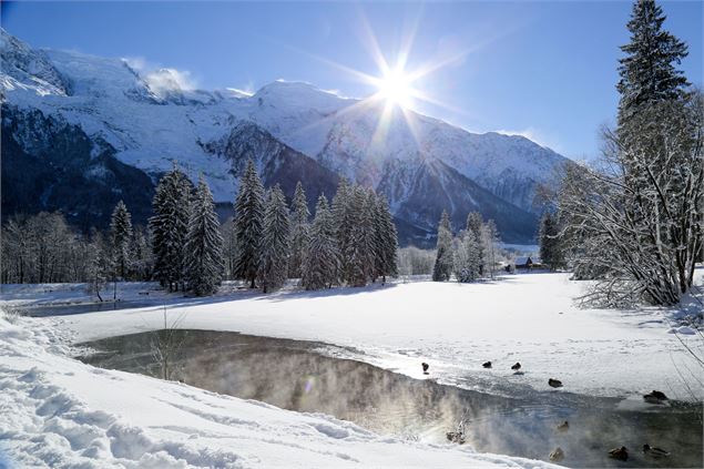 Lac en hiver - OT Vallée de Chamonix-Mont-Blanc