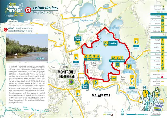 Tour des lacs - OT Bourg en Bresse Destinations
